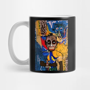 Explore Unique NFT Character - MaleMask StreetArt with Dark Aesthetics on TeePublic Mug